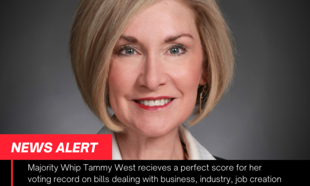 Majority Whip Tammy West receives a perfect score from The Reid Report